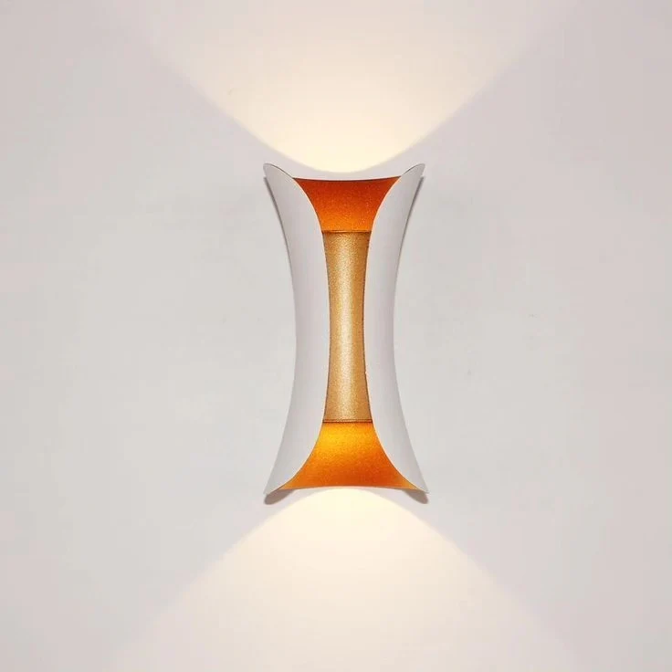 Applique 10W 3000K sandy white+gold 200x100x95 LUMIN 