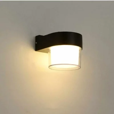 Applique 5W 3000K IP54 sandy black  body 100x95x85 LUMIN  