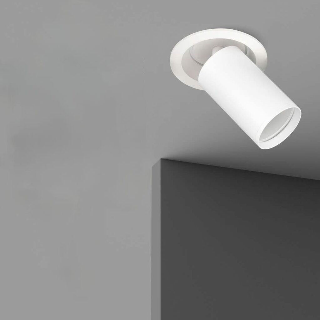 SUPPORT DE SPOT APPARENT Ø90*105BK+UV Chrome LUMIN 