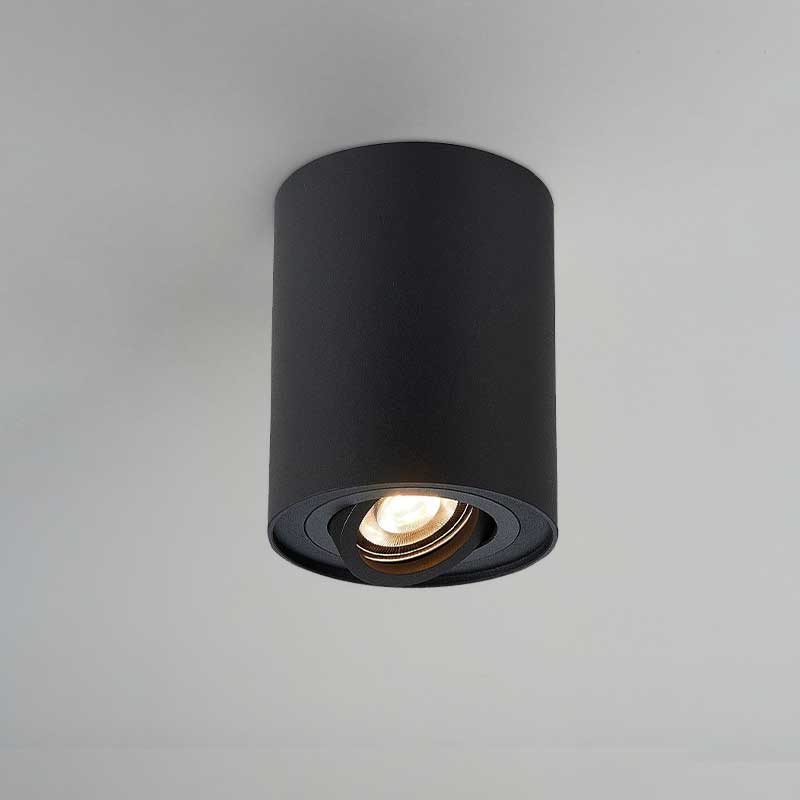 SUPPORT DE SPOT APPARENT Ø90*105WH+Matt BK 