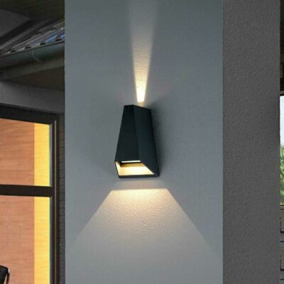 Applique 10W 3000K sandy black body 175x108x65 IP54 LUMIN