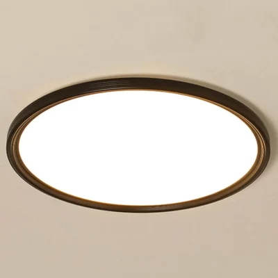 PLAFONNIER LUX EKOLED ROND NOIR 48W 3520Lumen 60cm 