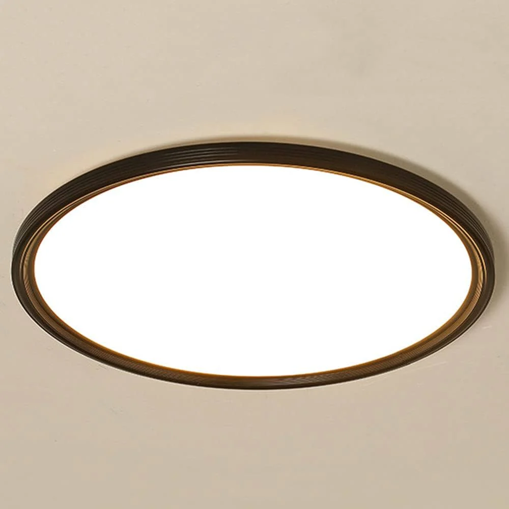 PLAFONNIER LUX EKOLED ROND NOIR 48W 3520Lumen 60cm 