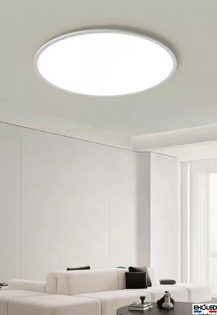 PLAFONNIER LUX EKOLED ROND WHITE 72W 5500LM 780MM 