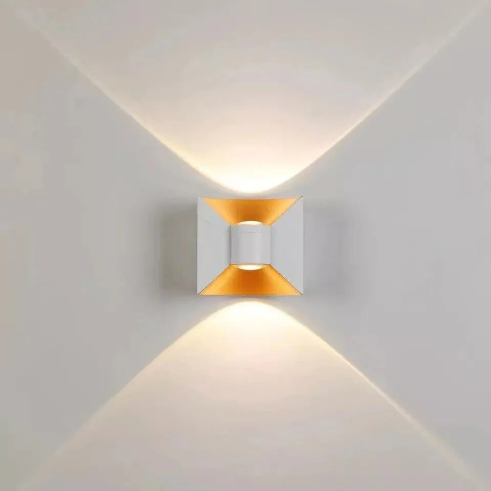 Applique 6W 3000K sandy white+gold body 929855 